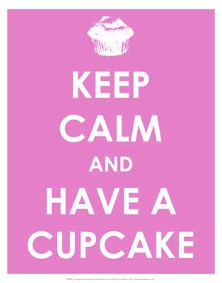 Keep Calm and Have a Cupcake - 11x14" art print (Other printed item)